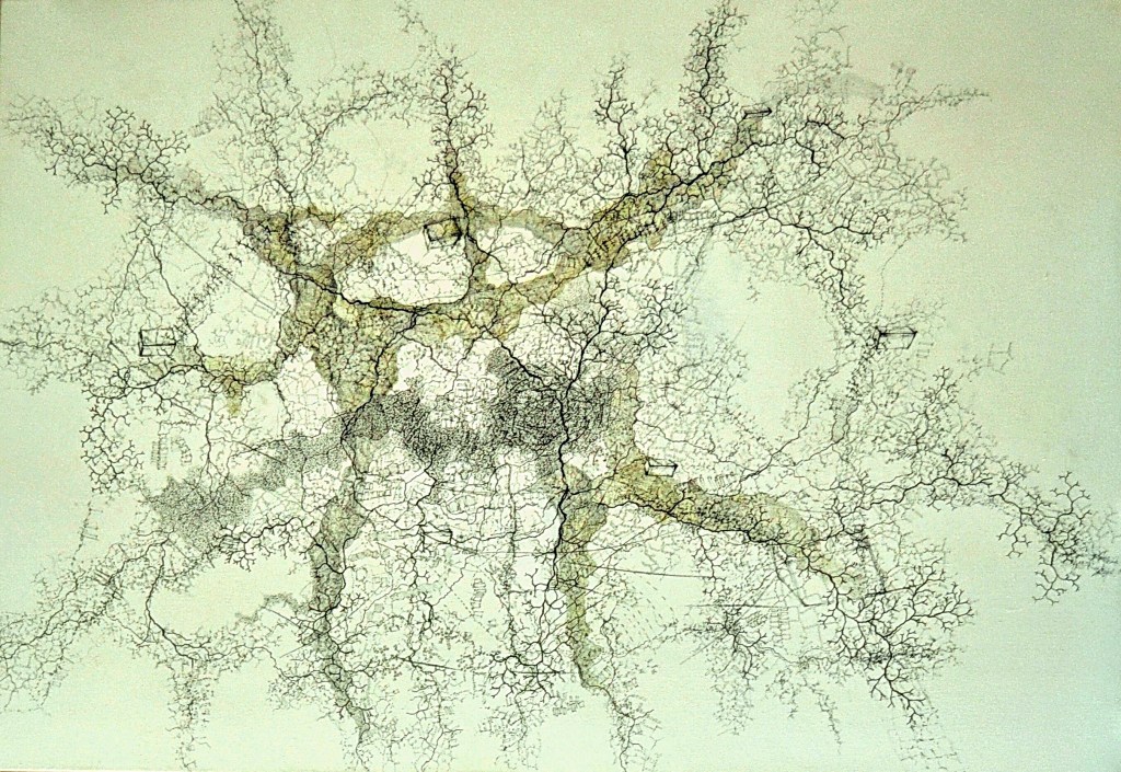 The Vilant Days of Summer  2012, Week on canvas, 130 x 90 cm