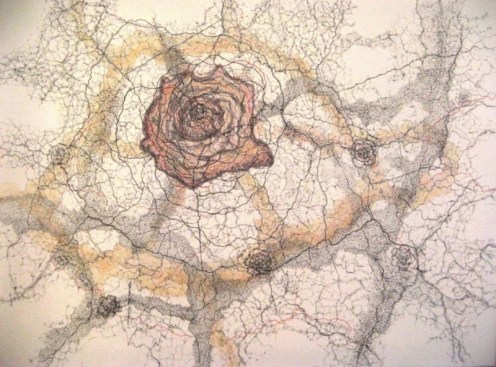 After you gone, mixed media on canvas, 60x80cm