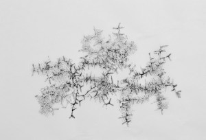 Note for an Urban Landscape VII, ink on transparent paper, 50 x 70 cm.