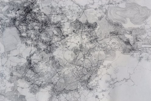 Before the War II, pencils on paper, 50 x 70 cm.