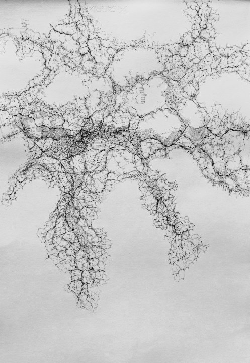 No Man's Land, pencils on paper, 50 x 70 cm.