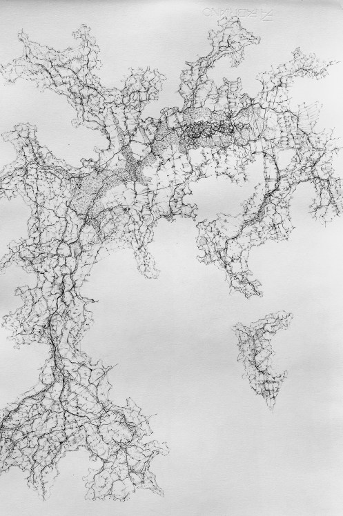 No Man's Land, pencils on paper, 50 x 70 cm