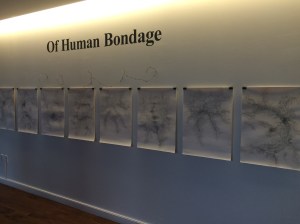 Off Human Bondage, No Man's Land, drawings, wire, Anya and Andrew Shiva Gallery, N. York, 2015