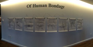 Off Human Bondage, No Man's Land, drawings, wire, Anya and Andrew Shiva Gallery, N. York, 2015