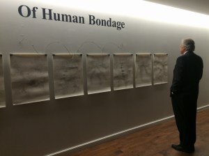 Off Human Bondage, No Man's Land, drawings, wire, Anya and Andrew Shiva Gallery, N. York, 2015