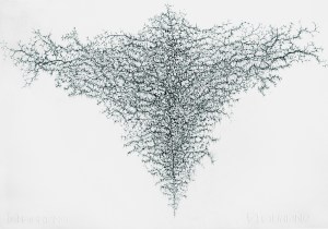 No Mans Land (for summer time) , pencils on paper, 35 x 50 cm.