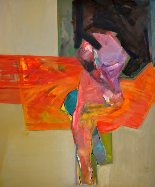 Girl on the hammock, oil on canvas, 180x150 cm. 